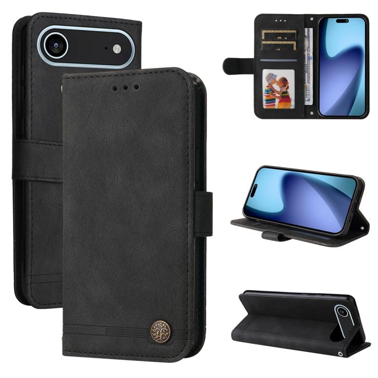 Custodia in pelle Skin Feel per iPhone 15 e 16