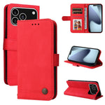 Custodia in pelle Skin Feel per iPhone 16 compatibile
