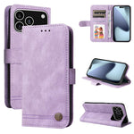 Custodia in pelle Skin Feel per iPhone 16 compatibile