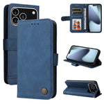 Custodia in pelle Skin Feel per iPhone 16 compatibile