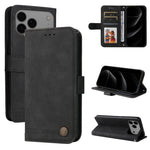 Custodia in pelle Skin Feel per iPhone 16 compatibile