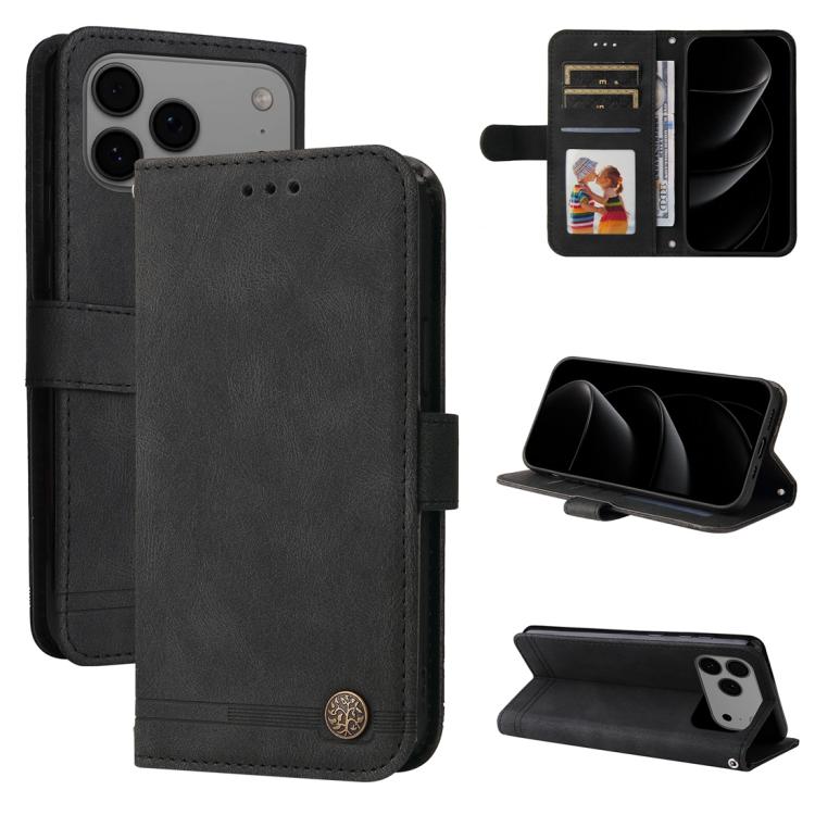 Custodia in pelle Skin Feel per iPhone 16 compatibile