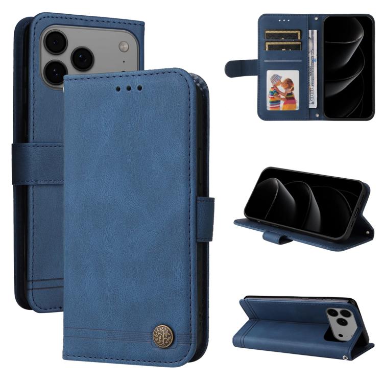 Custodia in pelle Skin Feel per iPhone 16 compatibile