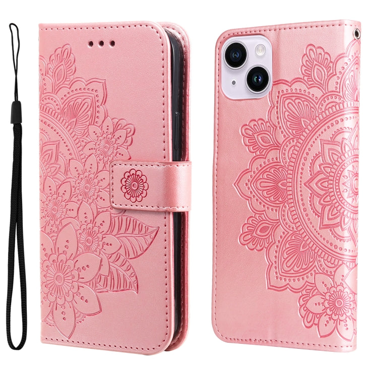 Custodia in pelle goffrata per iPhone 15