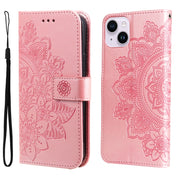 Custodia in pelle goffrata per iPhone 15