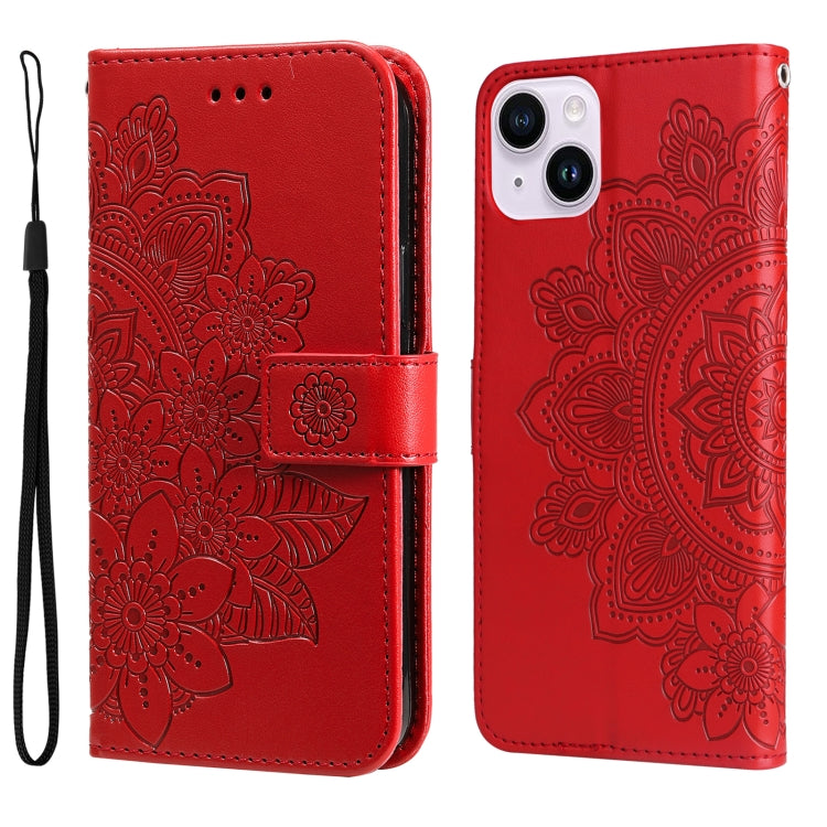 Custodia in pelle goffrata per iPhone 15