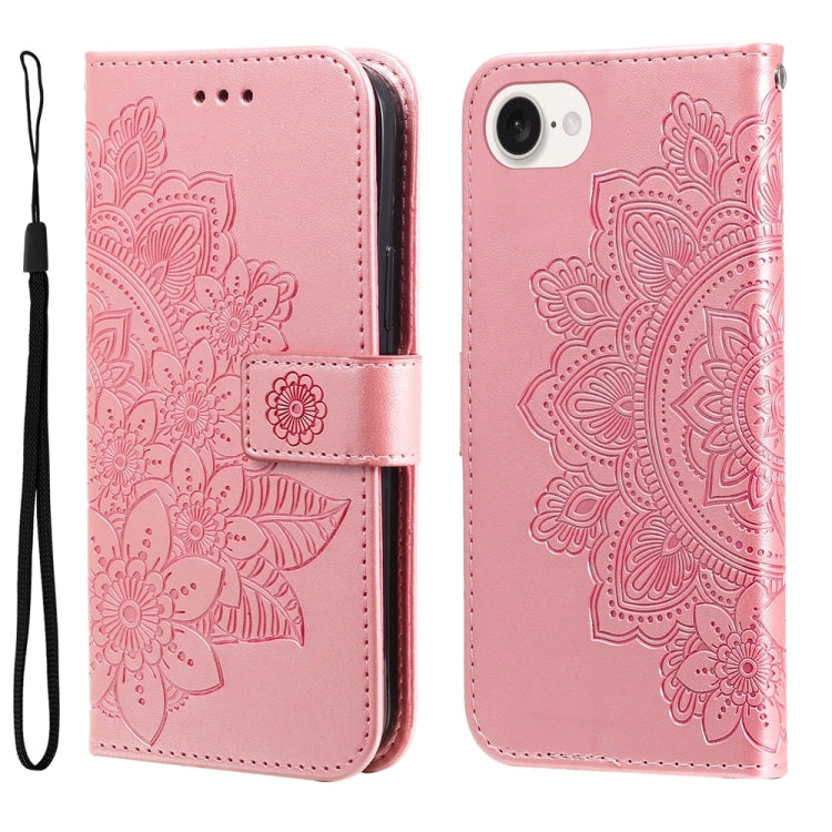 Custodia in pelle goffrata per iPhone 16