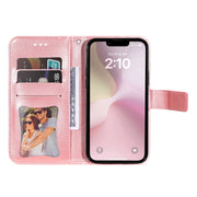 Custodia in pelle goffrata per iPhone 16