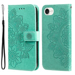 Custodia in pelle goffrata per iPhone 16 compatibile