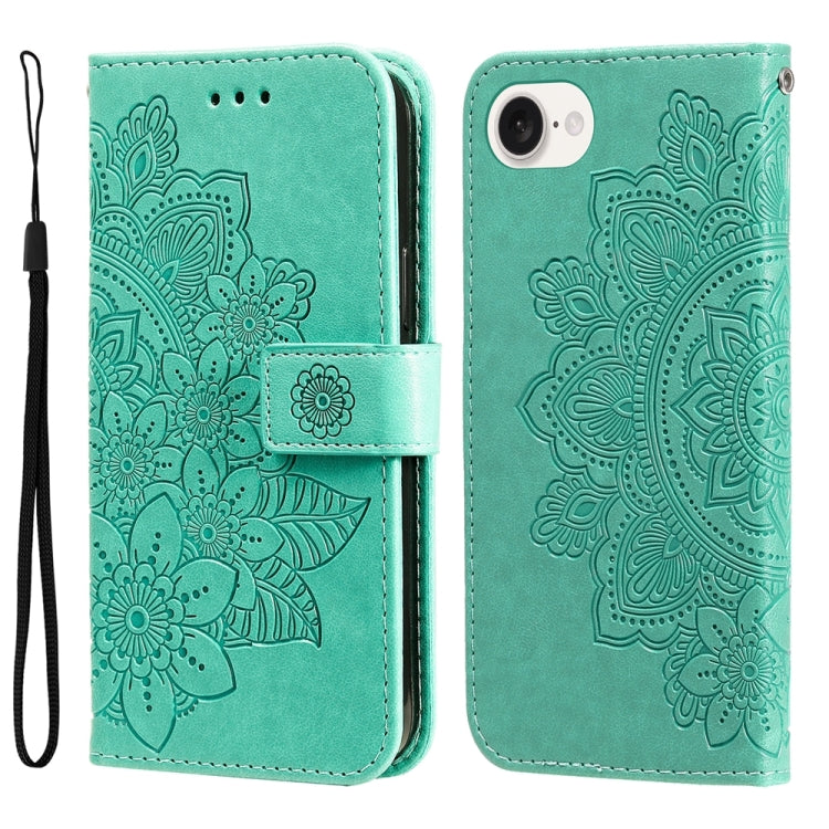 Custodia in pelle goffrata per iPhone 16 compatibile