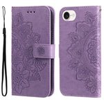 Custodia in pelle goffrata per iPhone 16 compatibile