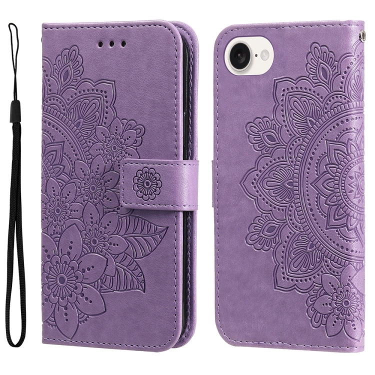 Custodia in pelle goffrata per iPhone 16 compatibile