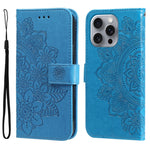 Custodia in pelle goffrata per iPhone 15 e 16