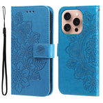 Custodia in pelle goffrata per iPhone 15 e 16