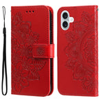 Custodia in pelle goffrata per iPhone 15 e 16