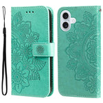 Custodia in pelle goffrata per iPhone 16 compatibile