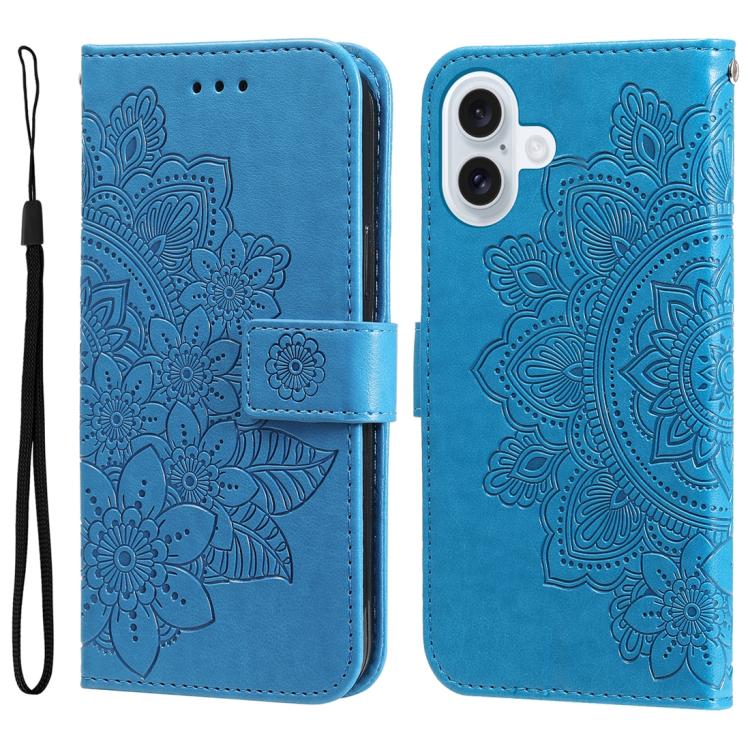 Custodia in pelle goffrata per iPhone 16 compatibile