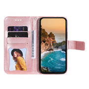 Custodia in pelle goffrata per iPhone 15 e 16