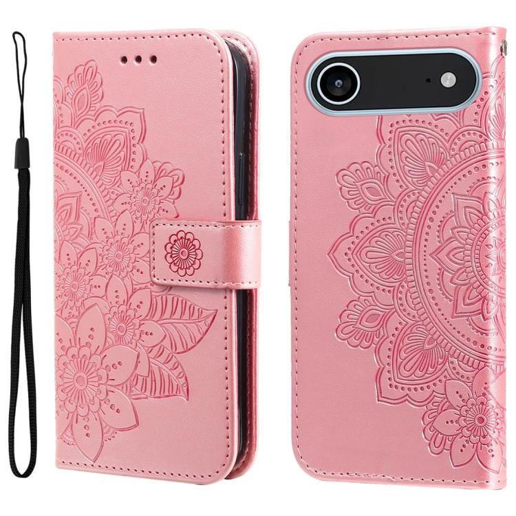 Custodia in pelle goffrata per iPhone 15 e 16