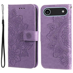 Custodia in pelle goffrata per iPhone 15 e 16
