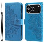 Custodia in pelle goffrata per iPhone 16 compatibile