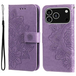 Custodia in pelle goffrata per iPhone 16 compatibile
