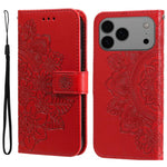 Custodia in pelle goffrata per iPhone 16 compatibile