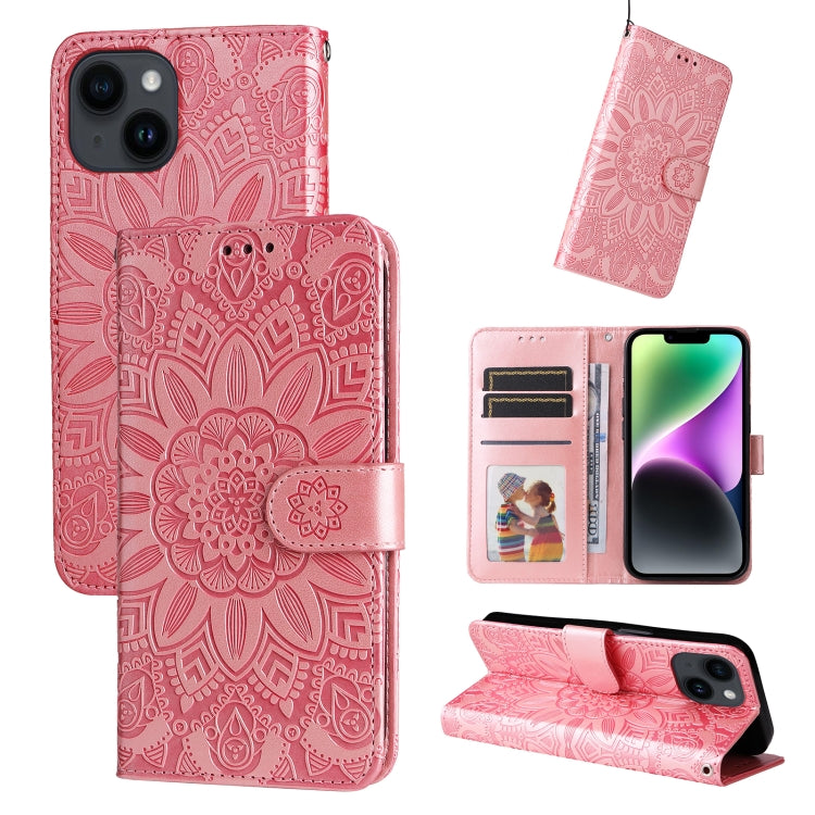 Custodia in pelle goffrata per iPhone 15