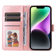 Custodia in pelle goffrata per iPhone 15