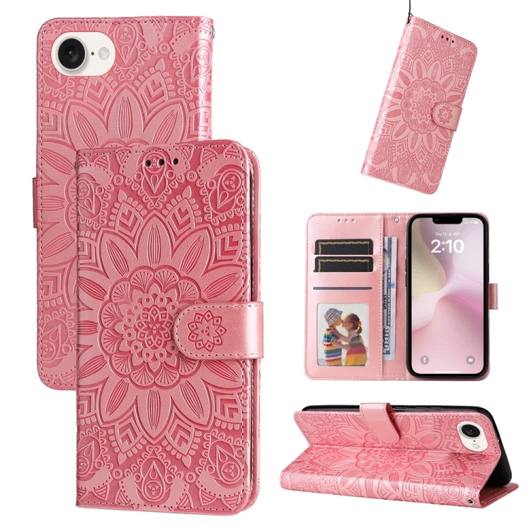 Custodia in pelle goffrata per iPhone 16