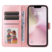 Custodia in pelle goffrata per iPhone 16