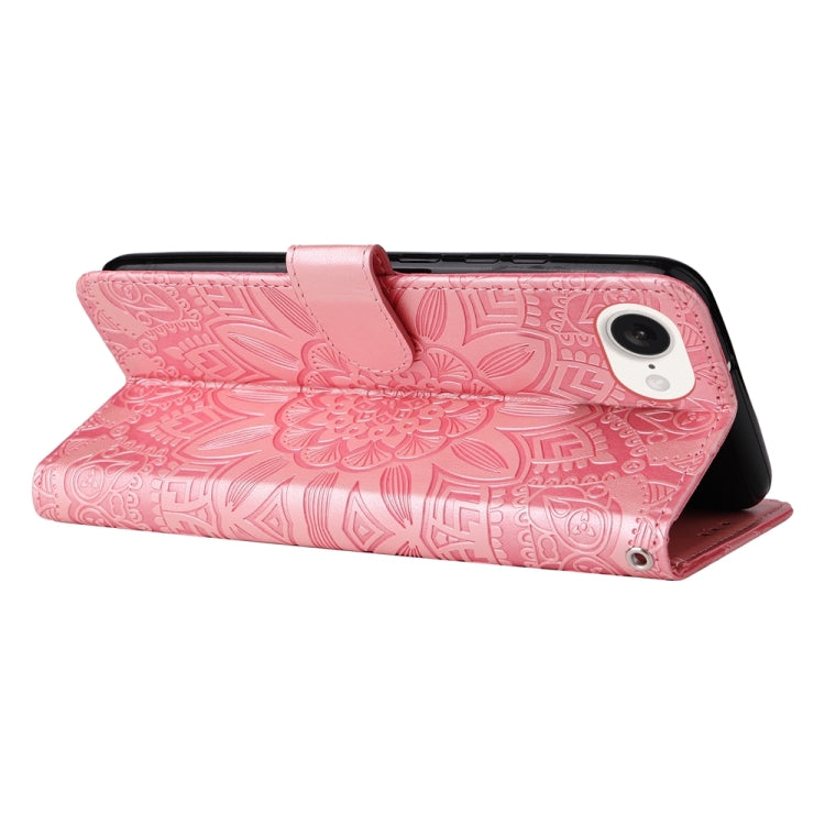 Custodia in pelle goffrata per iPhone 16 compatibile