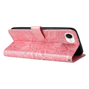 Custodia in pelle goffrata per iPhone 16