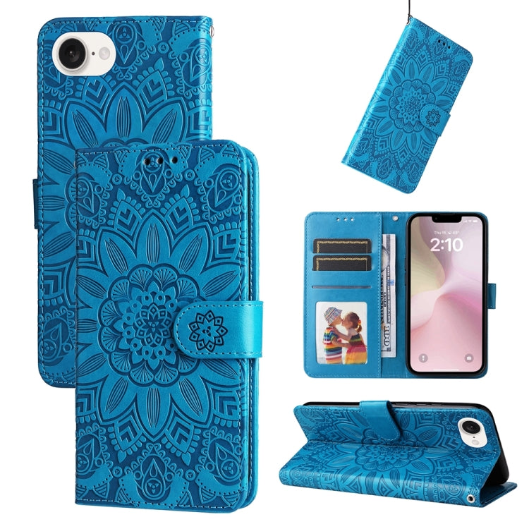 Custodia in pelle goffrata per iPhone 16 compatibile