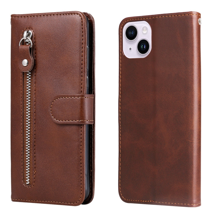 Custodia in pelle con cerniera per iPhone 15