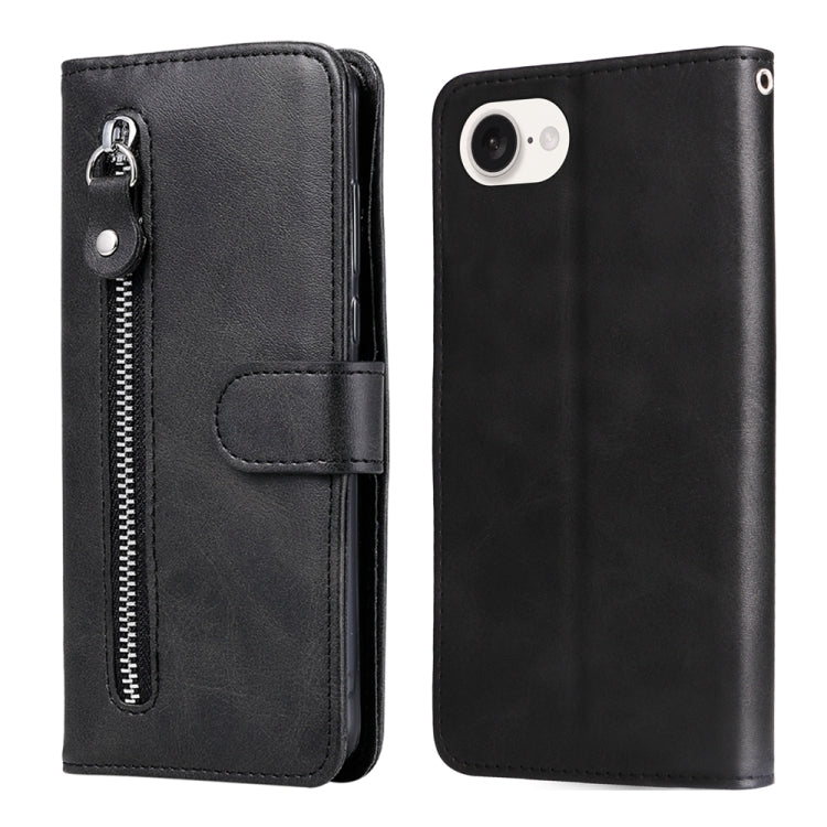 Custodia in pelle con cerniera per iPhone 16 Pro Max e Pro