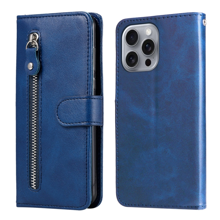 Custodia in pelle con cerniera per iPhone 15 e 16