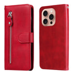Custodia in pelle con cerniera per iPhone 15 e 16