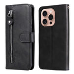 Custodia in pelle con cerniera per iPhone 15 e 16