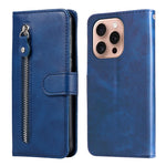 Custodia in pelle con cerniera per iPhone 15 e 16
