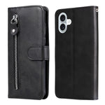 Custodia in pelle con cerniera per iPhone 15 e 16