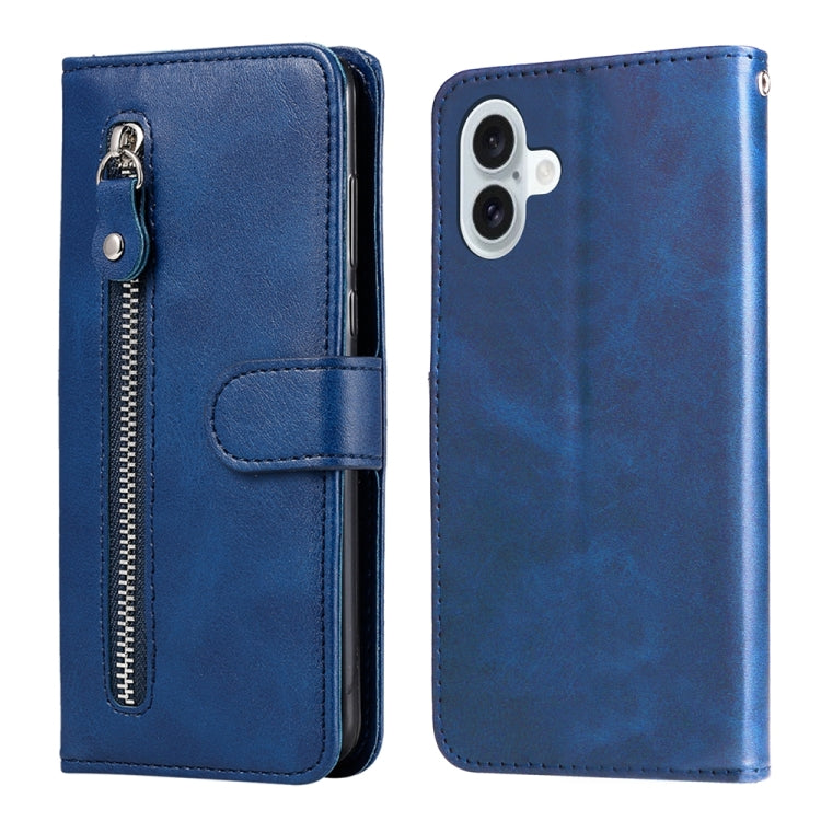 Custodia in pelle con cerniera per iPhone 15 e 16