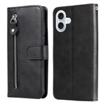 Custodia in pelle con cerniera per iPhone 16 Pro Max e Pro