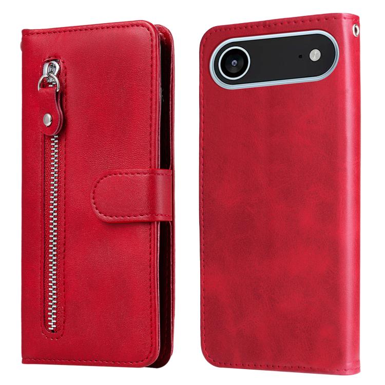 Custodia in pelle per iPhone 15 e 16 con cerniera