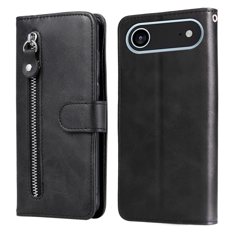 Custodia in pelle con cerniera per iPhone 15 e 16