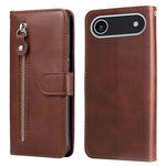 Custodia in pelle con cerniera per iPhone 15 e 16