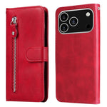 Custodia in pelle con cerniera per iPhone 16 Pro Max e Pro