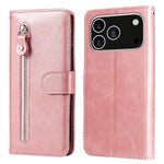 Custodia in pelle con cerniera per iPhone 16 Pro Max e Pro