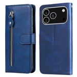 Custodia in pelle con cerniera per iPhone 16 Pro Max e Pro