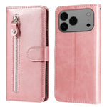 Custodia in pelle con cerniera per iPhone 16 Pro Max e Pro